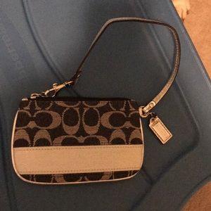 Small coach wristlet